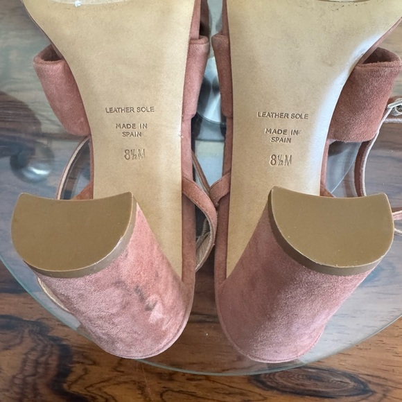 Inez Isabel Heels in Clay Pink Suede size 8.5 - Picture 16 of 16